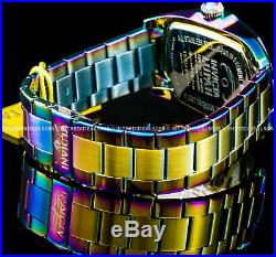 Invicta Men Grand Lupah Abalone Dial Iridescent Bracelet SS Bold Watch 26318