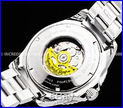 Invicta Men Grand Pro Diver Automatic Black Bezel Blue Mark Dial Silver Watch