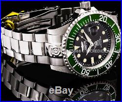 Invicta Men Grand Pro Diver Automatic Green Black Bezel Dial Silver 47mm Watch