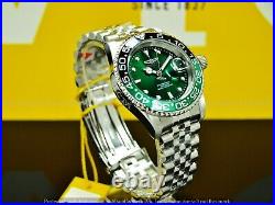 Invicta Men Original PRO DIVER Green-Bezel Jubilee Bracelet SS Watch
