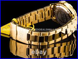 Invicta Men PRO DIVER 18Kt Dial Blue Case Bracelet Fashion Elegant GOLD Watch