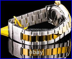 Invicta Men PRO DIVER Blue Dial & Bezel Silver 18K Gold Bracelet 43mm Watch