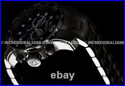 Invicta Men PRO DIVER SCUBA CHRONOGRAPH Black Dial Silver 48mm Bracelet Watch