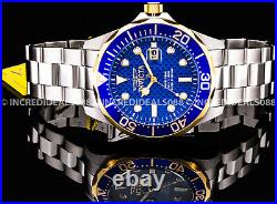 Invicta Men PRO DIVER SILVER BLUE Bezel Dial POLISHED 47mm Bracelet Watch