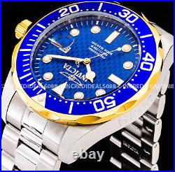 Invicta Men PRO DIVER SILVER BLUE Bezel Dial POLISHED 47mm Bracelet Watch