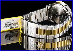 Invicta Men PRO DIVER Silver Dial Blue Bezel Silver 18K Gold Bracelet 43mm Watch