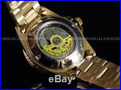 Invicta Men Pro Diver 24 Jewels 18K Gold Plated Automatic SS Champagne Watch