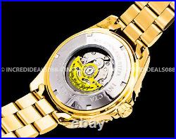 Invicta Men Pro Diver Automatic 18k GOLD PLATED CHAMPAGNE Dial 47mm Watch