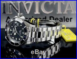 Invicta Men Pro Diver Coin Edge 24J Auto NH35A Stainless Steel BLACK DIAL Watch