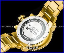 Invicta Men Pro Diver Combat Seal Chronograph Blue Dial 18K Gold 52mm Watch