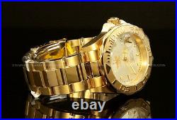 Invicta Men Pro Diver NH35 Automatic 24 Jewel 18K Gold Plated S. S Bracelet Watch
