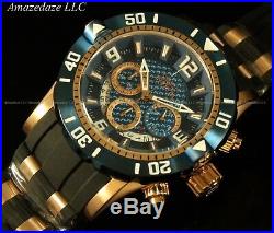 Invicta Men Pro Diver Scuba 3.0 Chrono 18K Rose Gold Plated Stainless St Watch