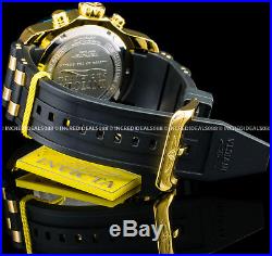 Invicta Men Pro Diver Scuba Chronograph Gold & Blue Bezel 48mm SS Watch 17887