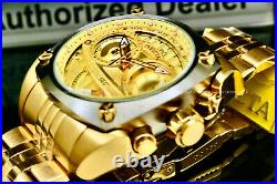 Invicta Men RESERVE 48MM CHAMPAGNE Dial SWISS MOVEMENT18 K Gold Plated S. S Watch