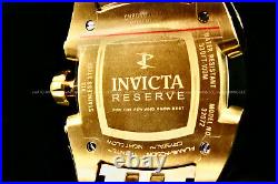 Invicta Men RESERVE 48MM CHAMPAGNE Dial SWISS MOVEMENT18 K Gold Plated S. S Watch