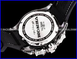 Invicta Men RESERVE VIPER VENOM Swiss Chronograph Silver Black Strap SS Watch