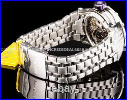 Invicta Men Reserve S1 Grand AUTOMATIC Abalone Purple Dial SILVER Diamond Watch