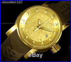 Invicta Men S1 Yakuza Dragon NH35A Automatic 18K Gold IP Stainless Steel Watch