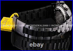 Invicta Men Specialty BLACK COMBAT Pink Dial Accent Bracelet SS 40mm Watch