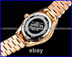 Invicta Men Specialty JUBILEE GREEN Dial ROSE GOLD Bracelet 43mm SS Watch