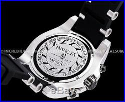Invicta Men Speedway Viper Gen lll Chronograph Silver Black Dial Strap SS Watch