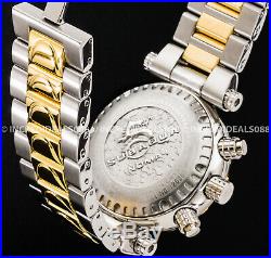Invicta Men Subaqua Noma I Skeleton Swiss Chronograph Two Tone Gold Silver Watch