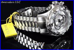 Invicta Men Swiss Chronograph Silver Dial Stainless Steel Excursion Touring Watc