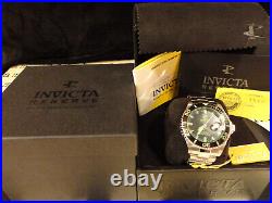 Invicta Men's 1018 Reserve Professional Diver Green Lume Swiss SW200 S/S Watch