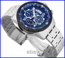 Invicta Men's 22970 Aviator Quartz Multifunction Chronograph Blue Dial Watch