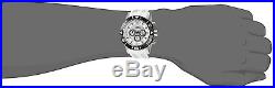 Invicta Men's 23697 Pro Diver Chronograph 50mm Silver Dial White Rubber Watch