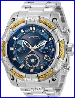 Invicta Men's 26990 Bolt Quartz Chronograph Blue Dial Stainless Steel Watch