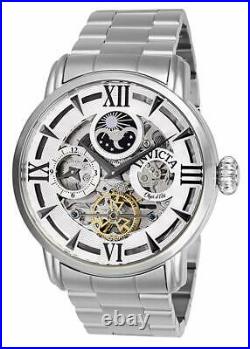 Invicta Men's 27575 Objet D Art Automatic 2 Hand Silver Dial Watch