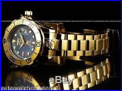 Invicta Men's 300M Grand Diver Automatic 18K Gold IP MOP Dial SS Bracel Watch