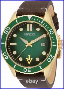 Invicta Men's 33516 Vintage Automatic 3 Hand Green Dial Watch