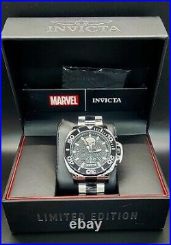 Invicta Men's 35094 Marvel The Punisher Limited Edition Black And Silver Watch