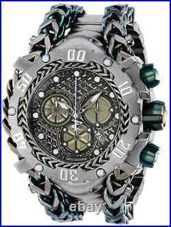 Invicta Men's 36621 Gladiator Quartz Chronograph Gunmetal, Green Dial Watch