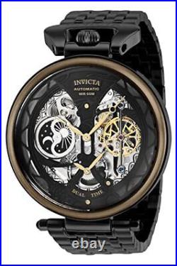 Invicta Men's 38327 Objet D Art Automatic Multifunction Black Dial Watch