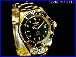 Invicta Men's 40MM Pro Diver SUBMARINER Automatic NH35A 18K Gold Plated SS Watch
