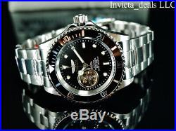 Invicta Men's 40mm Pro Diver AUTOMATIC NH38A OPEN HEART Black Dial Silver Watch