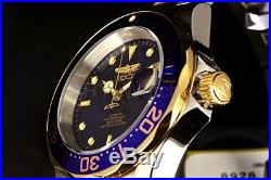 Invicta Men's 40mm Pro Diver Automatic Royal Blue Dial Two-tone SS Bracelet Watc