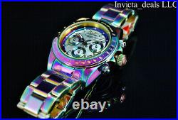 Invicta Men's 40mm SPEEDWAY DRAGSTER Chrono IRIDESCENT Platinum MOP Dial Watch