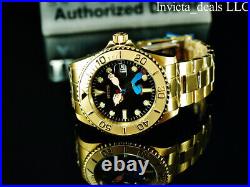 Invicta Men's 43mm Pro Diver POPEYE AUTOMATIC Black Dial Ltd Ed Gold Tone Watch