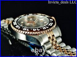Invicta Men's 45mm Pro Diver AUTOMATIC NH35A METEORITE DIAL Silver/Rose SS Watch