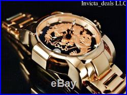 Invicta Men's 46mm Speedway DRAGON Automatic Rose Tone MOP Cultured Dial Watch