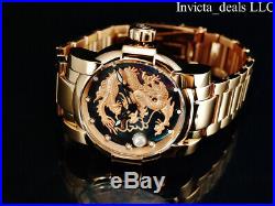 Invicta Men's 46mm Speedway DRAGON Automatic Rose Tone MOP Cultured Dial Watch