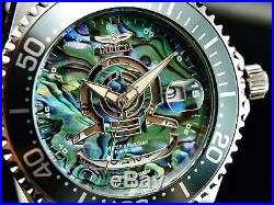 Invicta Men's 47MM Grand Diver Blue Abalone Dial Automatic NH35A Silver SS Watch