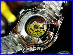 Invicta Men's 47mm GRAND DIVER Automatic YELLOW DIAL Silver Tone SS 300M Watch
