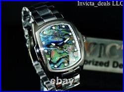 Invicta Men's 47mm GRAND LUPAH ABALONE DIAL Black Tone Special Edition SS Watch