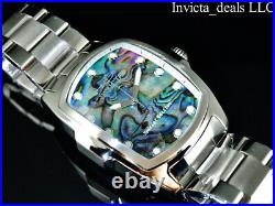 Invicta Men's 47mm GRAND LUPAH ABALONE DIAL Silver Tone Special Edition SS Watch