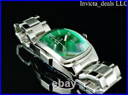 Invicta Men's 47mm GRAND LUPAH GREEN DIAL Silver Tone Special Edition SS Watch